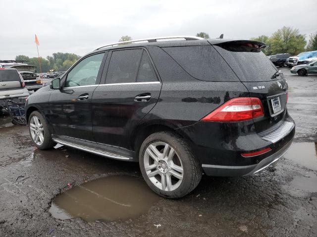 4JGDA5HBXEA277656 - 2014 MERCEDES-BENZ ML 350 4MATIC BLACK photo 2