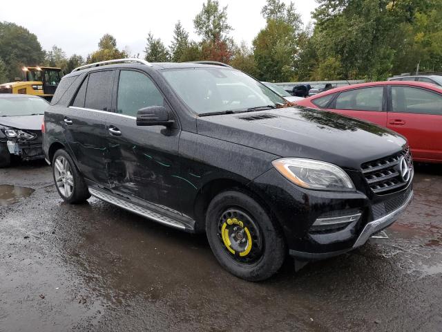 4JGDA5HBXEA277656 - 2014 MERCEDES-BENZ ML 350 4MATIC BLACK photo 4