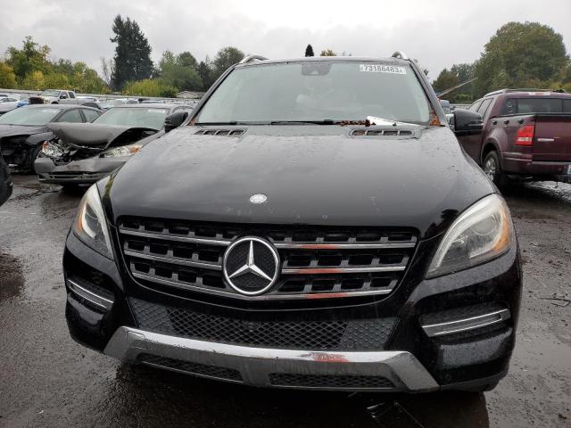 4JGDA5HBXEA277656 - 2014 MERCEDES-BENZ ML 350 4MATIC BLACK photo 5