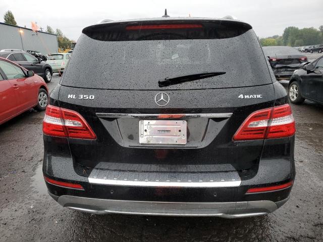 4JGDA5HBXEA277656 - 2014 MERCEDES-BENZ ML 350 4MATIC BLACK photo 6