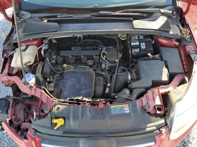 1FAHP3F24CL380929 - 2012 FORD FOCUS SE RED photo 11