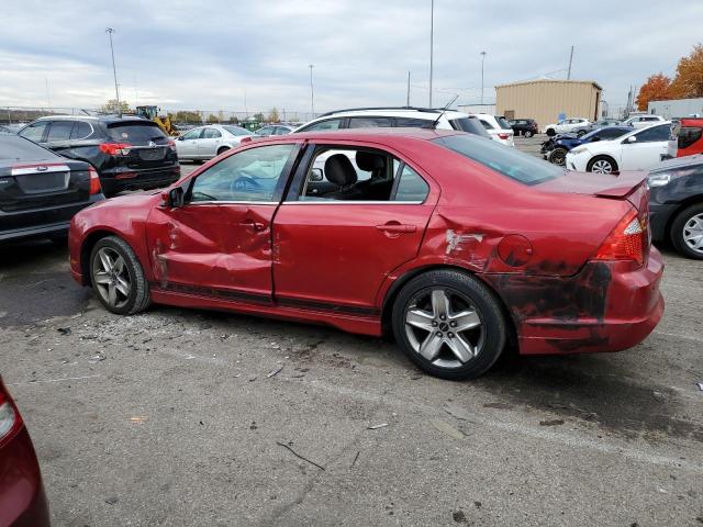 3FAHP0KC9BR232272 - 2011 FORD FUSION SPORT RED photo 2