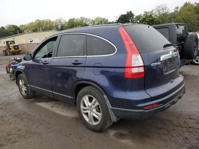 5J6RE4H71AL083627 - 2010 HONDA CR-V EXL BLUE photo 2