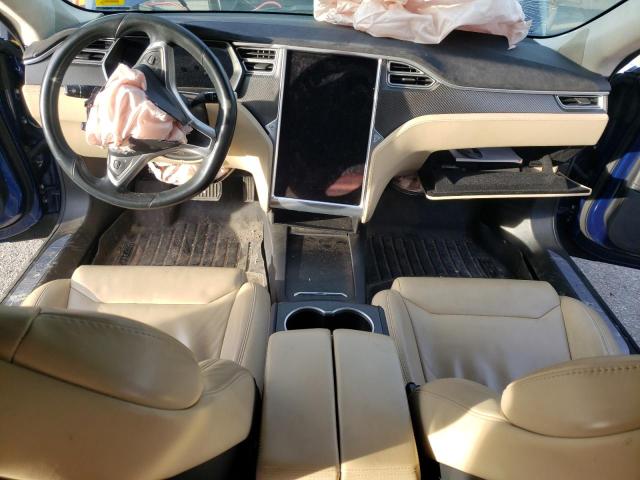 5YJSA1E20HF198355 - 2017 TESLA MODEL S Կապույտ լուսանկար 8