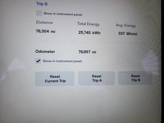 5YJSA1E20HF198355 - 2017 TESLA MODEL S Կապույտ լուսանկար 9