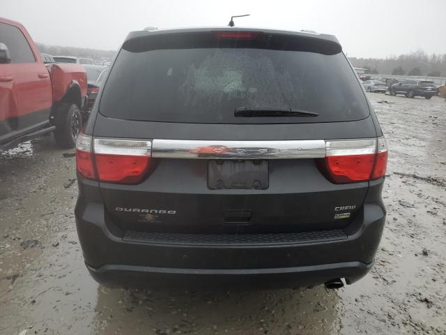 1D4RD4GG5BC708349 - 2011 DODGE DURANGO CREW GRAY photo 6