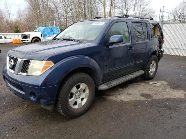 5N1AR18W36C637976 - 2006 NISSAN PATHFINDER LE 蓝色 照片 1