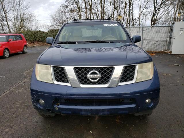 5N1AR18W36C637976 - 2006 NISSAN PATHFINDER LE 蓝色 照片 5