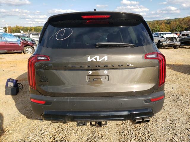 5XYP3DHC5NG280267 - 2022 KIA TELLURIDE EX GRAY photo 6