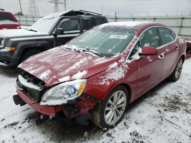 1G4PR5SK7C4141267 - 2012 BUICK VERANO CONVENIENCE RED photo 1