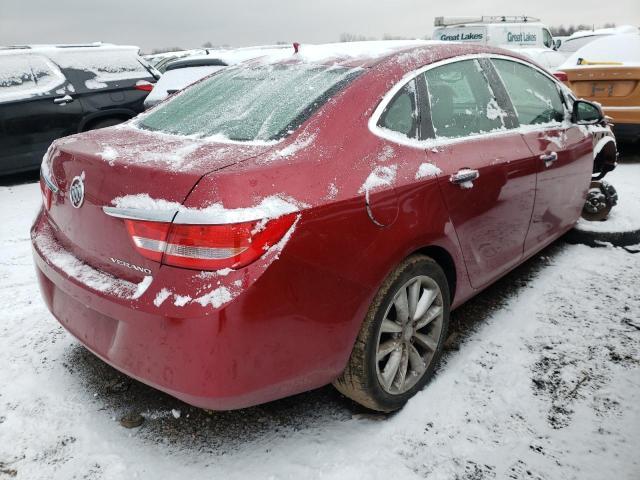 1G4PR5SK7C4141267 - 2012 BUICK VERANO CONVENIENCE RED photo 3