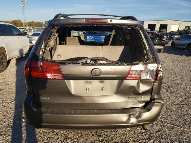 5TDZA23C35S338566 - 2005 TOYOTA SIENNA CE GRAY photo 6