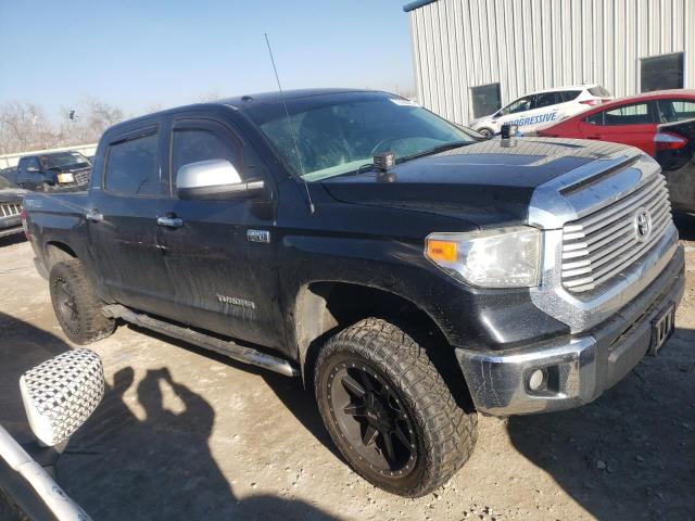 5TFHW5F16EX383035 - 2014 TOYOTA TUNDRA CREWMAX LIMITED BLACK photo 4