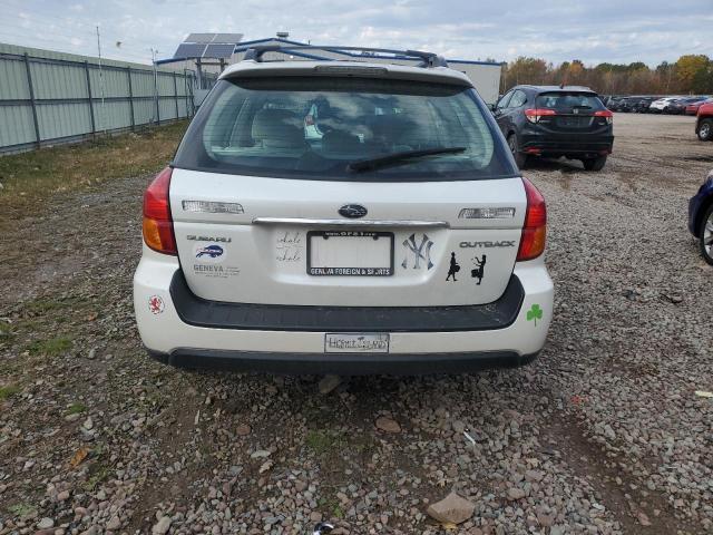 4S4BP61CX77345632 - 2007 SUBARU LEGACY OUTBACK 2.5I WHITE photo 6