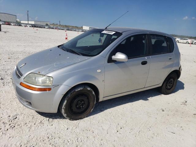 KL1TD66628B249312 - 2008 CHEVROLET AVEO BASE SILVER photo 1