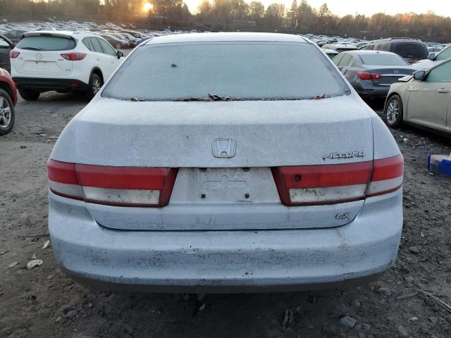 1HGCM56324A049329 - 2004 HONDA ACCORD LX SILVER photo 6