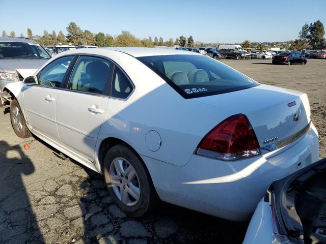 2G1WF5EK6B1294813 - 2011 CHEVROLET IMPALA LS WHITE photo 2