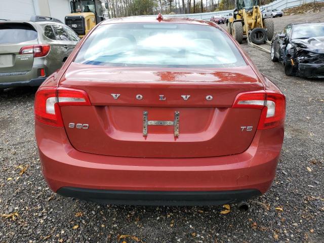 YV1622FSXC2107195 - 2012 VOLVO S60 T5 BURGUNDY photo 6