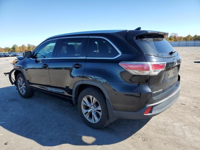 5TDJKRFH7ES013574 - 2014 TOYOTA HIGHLANDER XLE BLACK photo 2