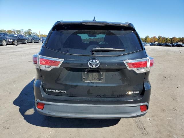 5TDJKRFH7ES013574 - 2014 TOYOTA HIGHLANDER XLE BLACK photo 6