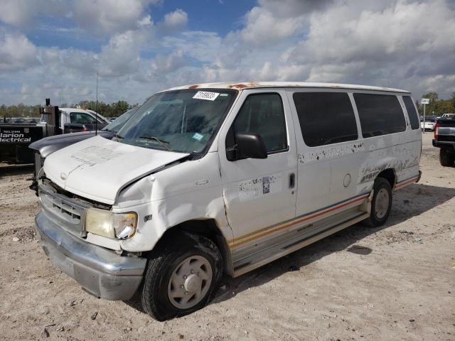 1FBSS31L21HA89199 - 2001 FORD ECONOLINE E350 SUPER DUTY WAGON WHITE photo 1