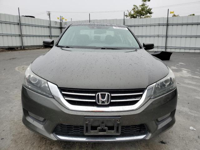 1HGCR3F81EA003946 - 2014 HONDA ACCORD EXL GRAY photo 5