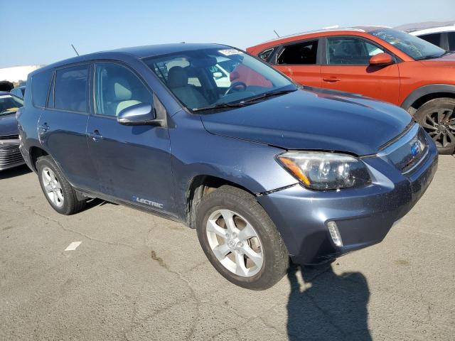 2T3YL4DV5DW002139 - 2013 TOYOTA RAV4 EV BLUE photo 4