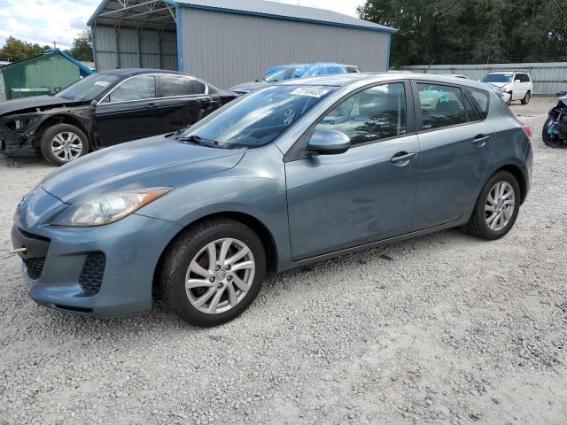 JM1BL1L77C1693243 - 2012 MAZDA 3 I GRAY photo 1