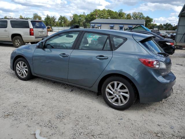 JM1BL1L77C1693243 - 2012 MAZDA 3 I GRAY photo 2