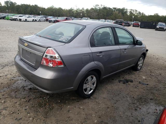 KL1TD5DE6BB203817 - 2011 CHEVROLET AVEO LS GRAY photo 3