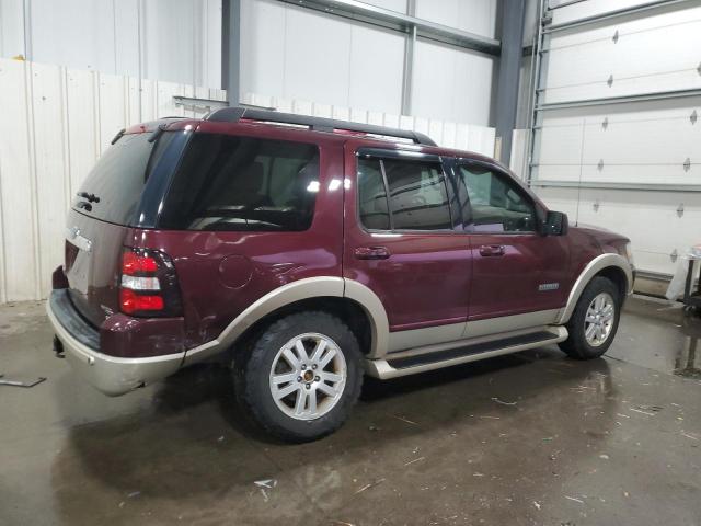 1FMEU74866UB04900 - 2006 FORD EXPLORER EDDIE BAUER MAROON photo 3