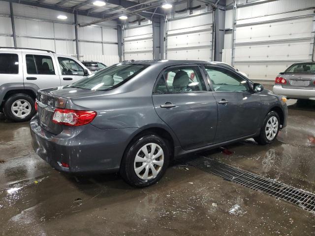 2T1BU4EE6BC737320 - 2011 TOYOTA COROLLA BASE GRAY photo 3