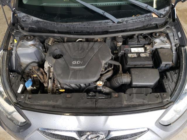 KMHCT4AE5EU667180 - 2014 HYUNDAI ACCENT GLS GRAY photo 11