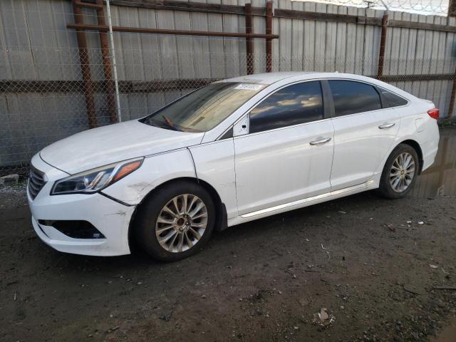 5NPE34AF3FH227878 - 2015 HYUNDAI SONATA SPORT WHITE photo 1