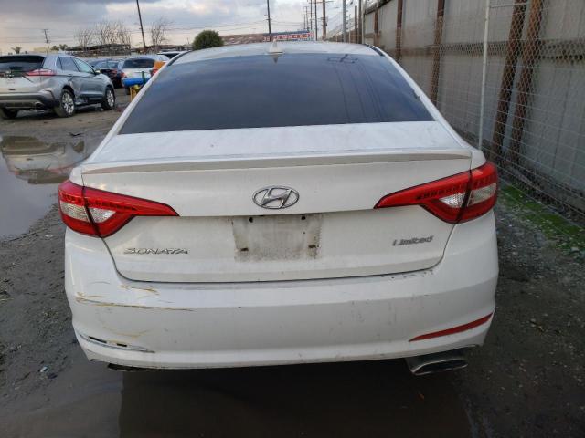 5NPE34AF3FH227878 - 2015 HYUNDAI SONATA SPORT WHITE photo 6