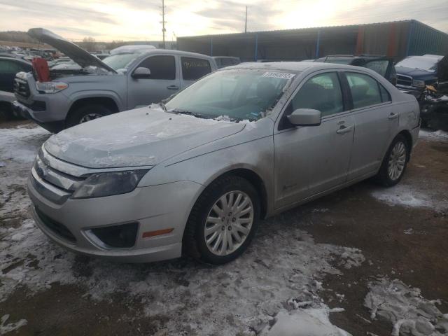 3FADP0L31AR135529 - 2010 FORD FUSION HYBRID SILVER photo 1