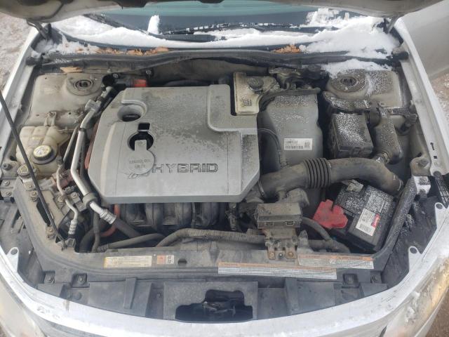 3FADP0L31AR135529 - 2010 FORD FUSION HYBRID SILVER photo 11