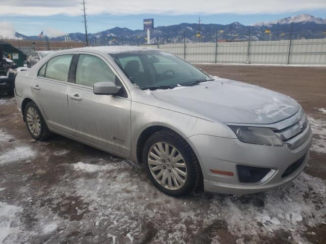 3FADP0L31AR135529 - 2010 FORD FUSION HYBRID SILVER photo 4