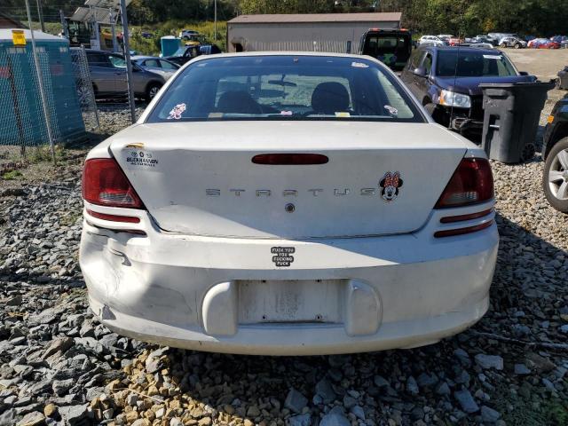 1B3EJ46X41N636022 - 2001 DODGE STRATUS SE WHITE photo 6