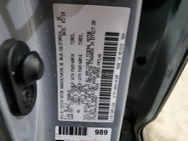 3TMGZ5AN4JM145987 - 2018 TOYOTA TACOMA DOUBLE CAB 灰色 照片 12