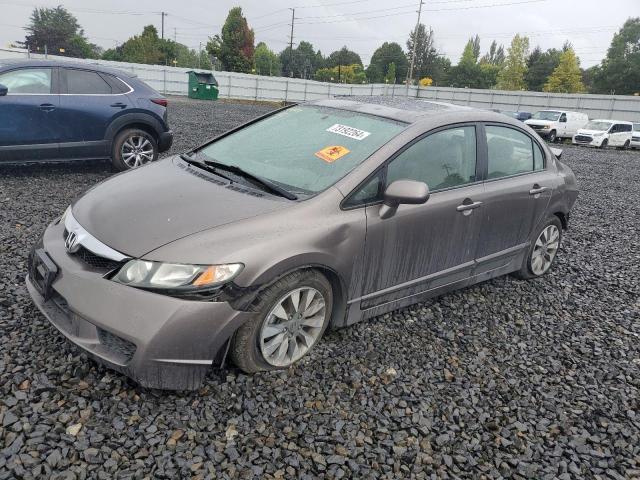 2HGFA16969H511368 - 2009 HONDA CIVIC EXL ნაცრისფერი ფოტო 1