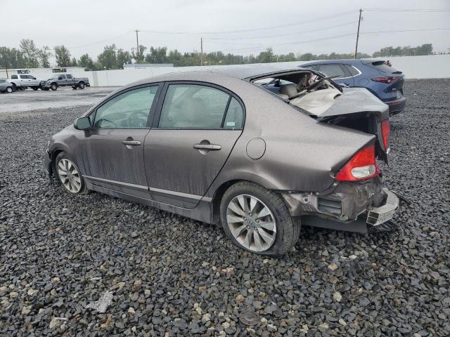 2HGFA16969H511368 - 2009 HONDA CIVIC EXL ნაცრისფერი ფოტო 2