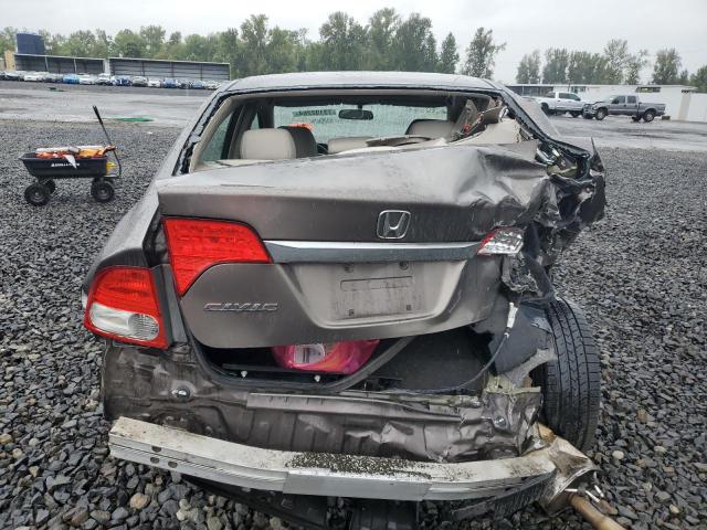 2HGFA16969H511368 - 2009 HONDA CIVIC EXL ნაცრისფერი ფოტო 6