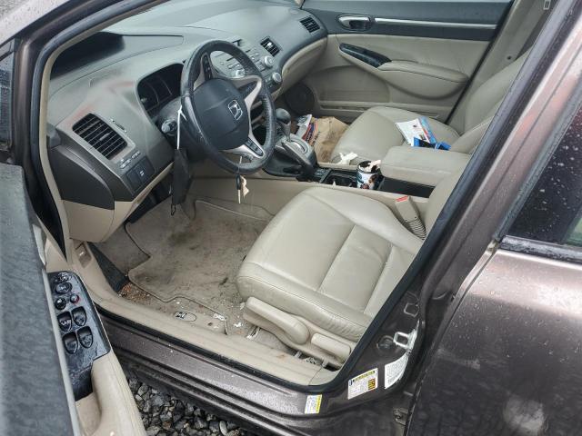 2HGFA16969H511368 - 2009 HONDA CIVIC EXL ნაცრისფერი ფოტო 8