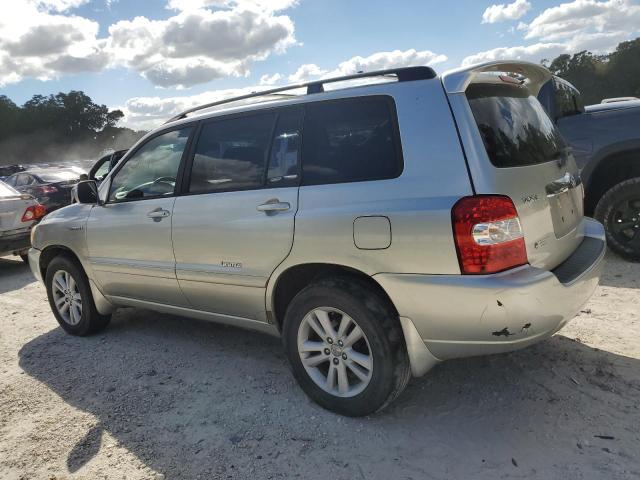 JTEGW21A170022398 - 2007 TOYOTA HIGHLANDER HYBRID SILVER photo 2