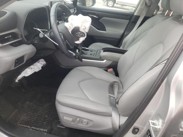 5TDHZRBH9LS502118 - 2020 TOYOTA HIGHLANDER XLE Gümüş foto 7