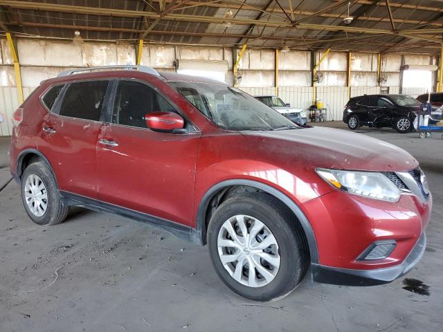 JN8AT2MTXGW007206 - 2016 NISSAN ROGUE S RED photo 4