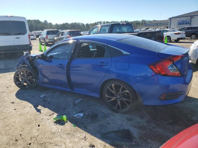 19XFC2F81KE038115 - 2019 HONDA CIVIC SPORT BLUE photo 2