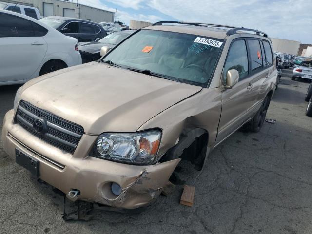 JTEDW21A860007348 - 2006 TOYOTA HIGHLANDER HYBRID GOLD photo 1