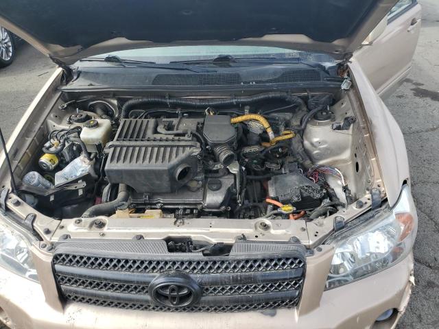 JTEDW21A860007348 - 2006 TOYOTA HIGHLANDER HYBRID GOLD photo 12